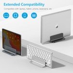Adjustable Aluminum Vertical Laptop Stand Holder