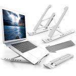 Adjustable Portable Laptop Stand with Anti-Slip Pads