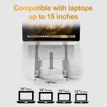 Adjustable Portable Laptop Stand with Anti-Slip Pads