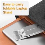 Adjustable Portable Laptop Stand with Anti-Slip Pads