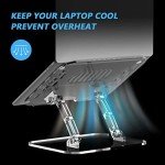 Adjustable Portable Ergonomic Laptop Stand for 10-15.6