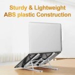 Adjustable Portable Laptop Stand with Anti-Slip Pads