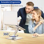 BESIGN LSX7 Ergonomic Laptop Stand with Rotating Base