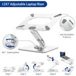 BESIGN LSX7 Ergonomic Laptop Stand with Rotating Base