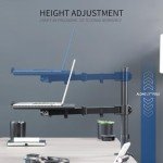 Adjustable Laptop Desk Mount Stand for 17" Laptops
