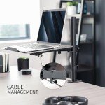 Adjustable Laptop Desk Mount Stand for 17" Laptops