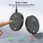 AIRHUG USB Microphone with AI Noise Reduction