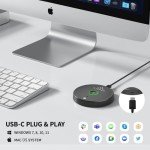 AIRHUG USB Microphone with AI Noise Reduction