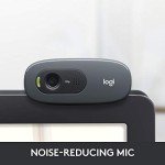 Logitech C270 HD Webcam 720p Black