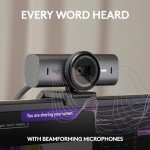 Logitech MX Brio 4K Streaming Webcam - Graphite