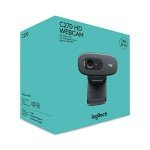 Logitech C270 HD Webcam 720p Black