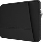 15.6" Laptop Sleeve with Pockets - Black