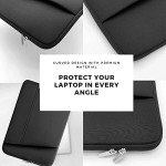 15.6" Laptop Sleeve with Pockets - Black