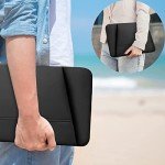 15.6" Laptop Sleeve with Pockets - Black