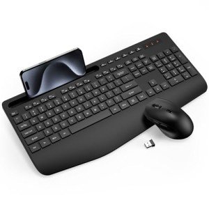Ergonomic Wireless Keyboard and Mouse Combo