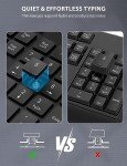 Ergonomic Wireless Keyboard and Mouse Combo