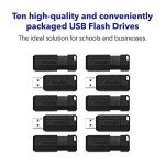 Verbatim 64GB Retractable USB 2.0 Flash Drive Pack