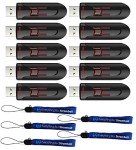 SanDisk 64GB Cruzer Glide USB Flash Drive Bundle