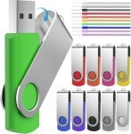 64GB USB Flash Drive - 10 Pack High Speed