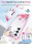 Floral Samsung A35 Phone Case with Screen Protector