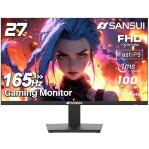 SANSUI 27" 165Hz FHD Gaming Monitor