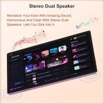 Dghrti Tablet 2024 Android 14 Tablets 10 Inch, 22GB RAM + 128GB ROM, 2 in 1 Tablet with Keyboard, Powerful Octa-Core 2.0Ghz, 8000mAh Battery, FHD IPS Display Tablet PC-Violet