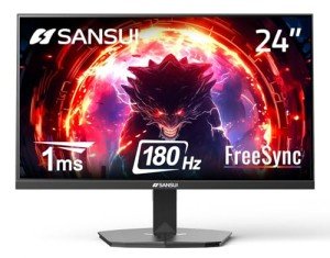 SANSUI 24" 180Hz Gaming Monitor with FreeSync