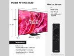 SAMSUNG 77" OLED 4K Smart TV with Dolby Atmos