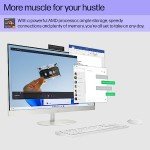 HP 27" All-in-One PC, Ryzen 5, 512GB SSD