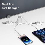3-Pack 20W Dual Port USB C Charger Block