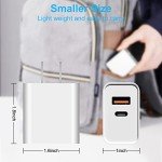 3-Pack 20W Dual Port USB C Charger Block