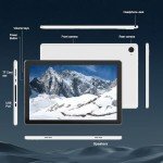 Jeazans 2024 Android Tablet, 10.1" HD Touchscreen