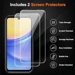 Samsung Galaxy A15 5G Shockproof Case Bundle