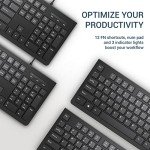 COLIKES Wired USB Keyboard with Chiclet Keys