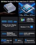 GMKtec Mini PC Intel i7, 32GB, 2TB SSD