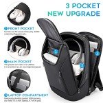 BANGE Waterproof Smart Laptop Backpack with USB Port