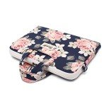 Waterproof White Rose Laptop Messenger Bag