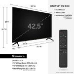 SAMSUNG 43" 4K UHD HDR Smart TV with Alexa