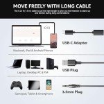 Headset wtih Mic, USB Headset with Microphone for PC, Computer Headset with Noise Canceling Microphone for Laptop, Wired Headset with Mute for Home Office Online Skype Zoom Meetings