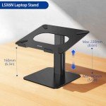 Ergonomic Adjustable Laptop Stand for 10-15.6" Devices