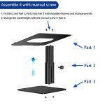 Ergonomic Adjustable Laptop Stand for 10-15.6" Devices