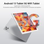 EITOMIN 10" Android 13 Tablet with Keyboard