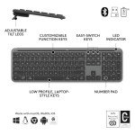 Logitech Slim MK955 Wireless Keyboard Mouse Combo