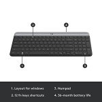 Logitech MK470 Slim Wireless Keyboard and Mouse Combo