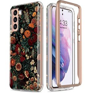Rugged Floral Case for Samsung Galaxy S21