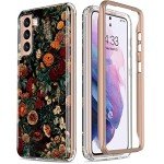 Rugged Floral Case for Samsung Galaxy S21
