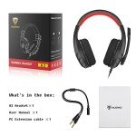 NUBWO U3 Wired Gaming Headset with Mic