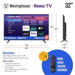 Westinghouse 32" Smart Edgeless Roku LED TV