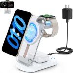 3-in-1 Magnetic Wireless Charger Stand for iPhone