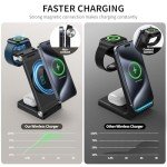 2024 Mag-Safe 3-in-1 Fast Wireless Charger